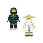 Набор ластиков LEGO Ninjago Legends of Chima 2 шт Мультиколор