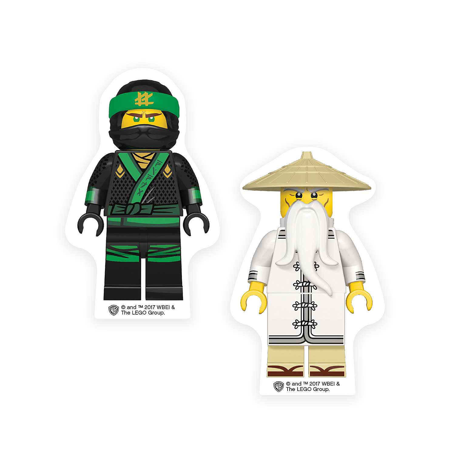 Набор ластиков LEGO Ninjago Legends of Chima 2 шт Мультиколор - фото 1