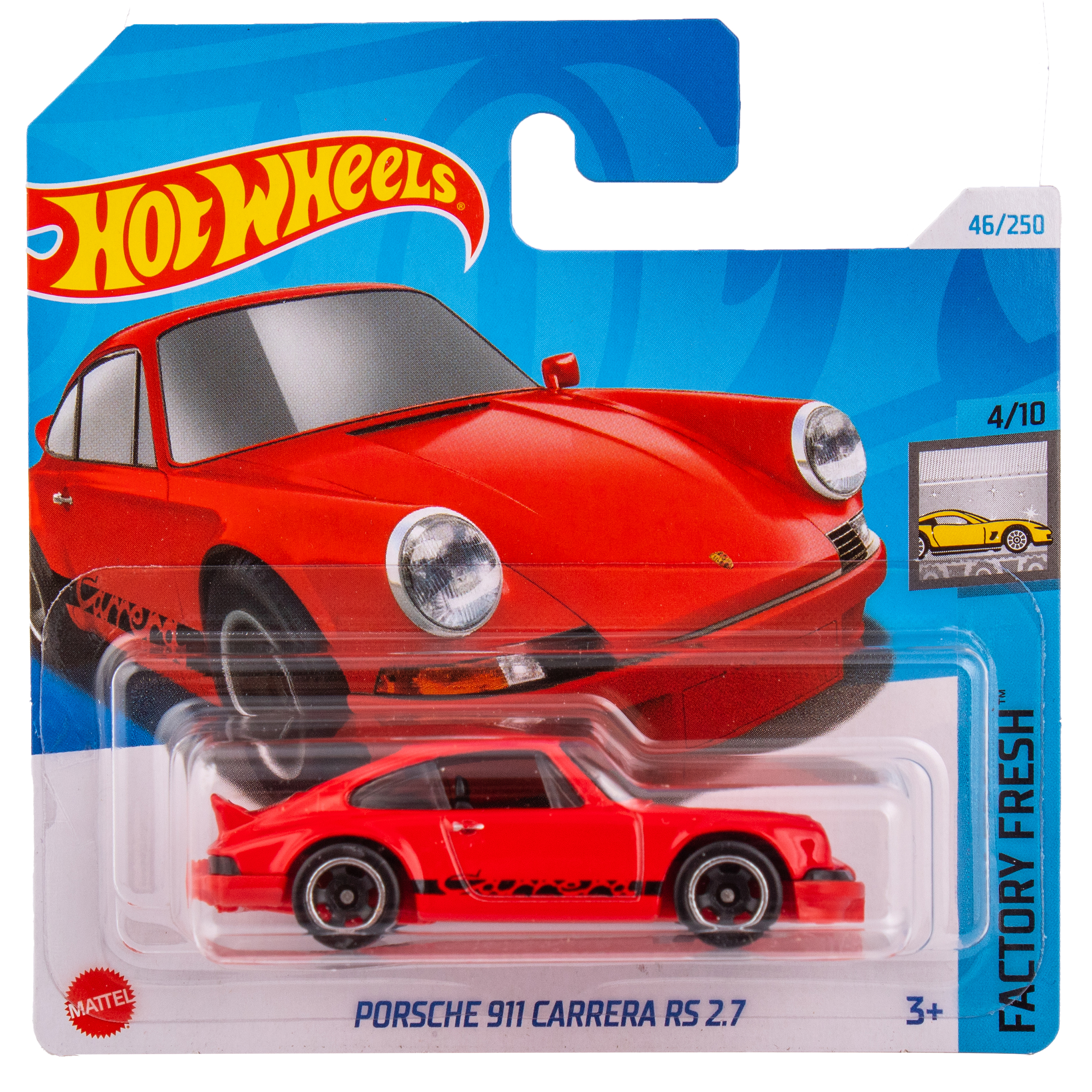 Автомобиль Hot Wheels Porsche 911 Carrera красный 5785(46) - фото 1