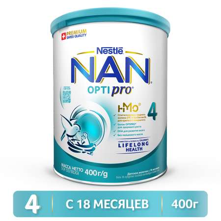 Молочко NAN 4 400г с 18месяцев
