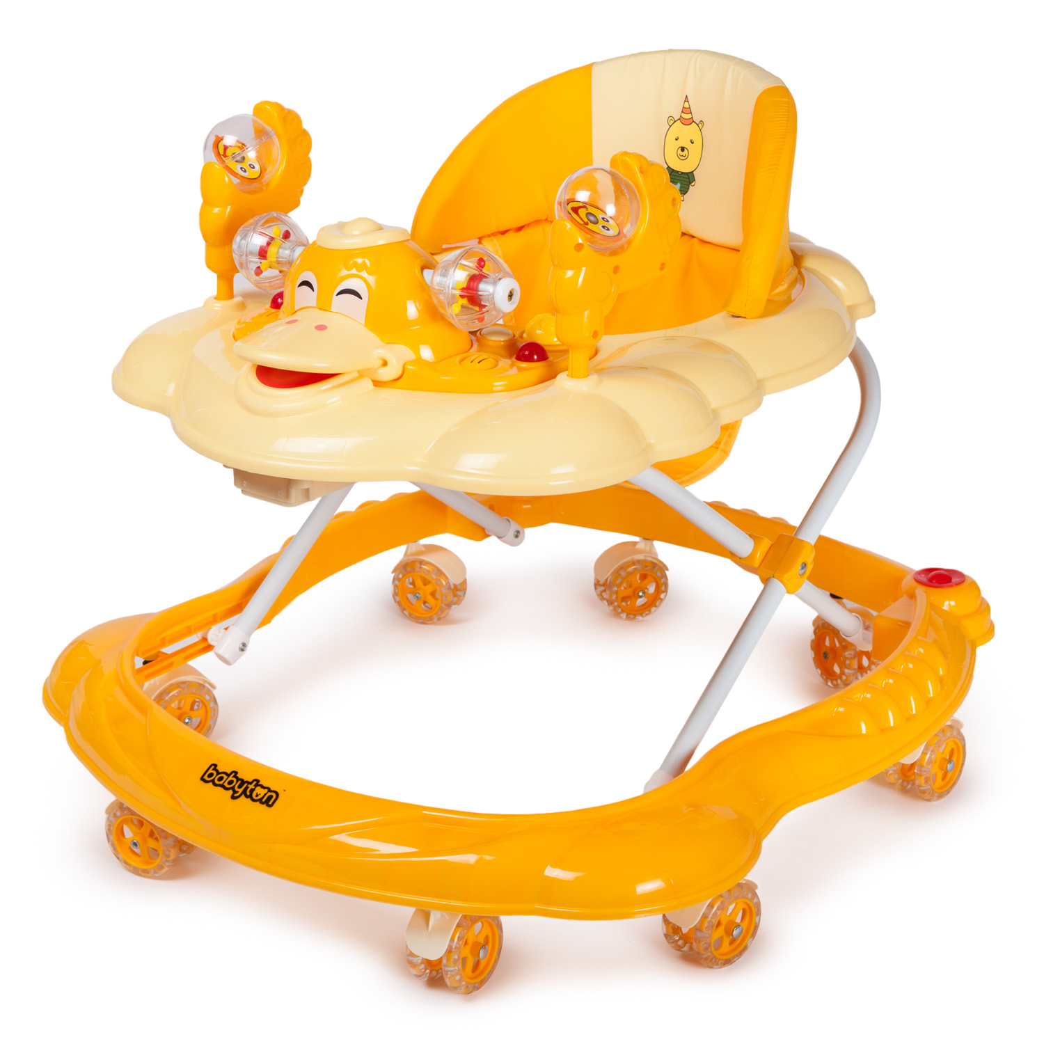 Ходунки Babyton QUACK цв. YELLOW+BEIGE - фото 1