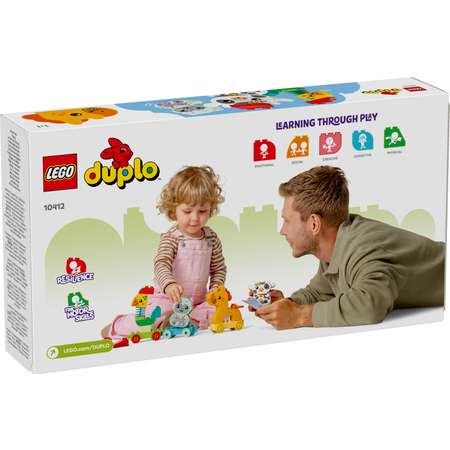 Конструктор LEGO DUPLO Поезд с животными 10412