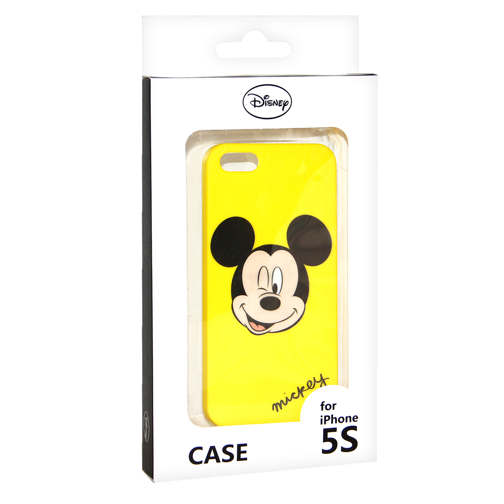 Крышка задняя для iPhone 5 Disney Микки Жёлтый купить по цене 249 ₽ в  интернет-магазине Детский мир