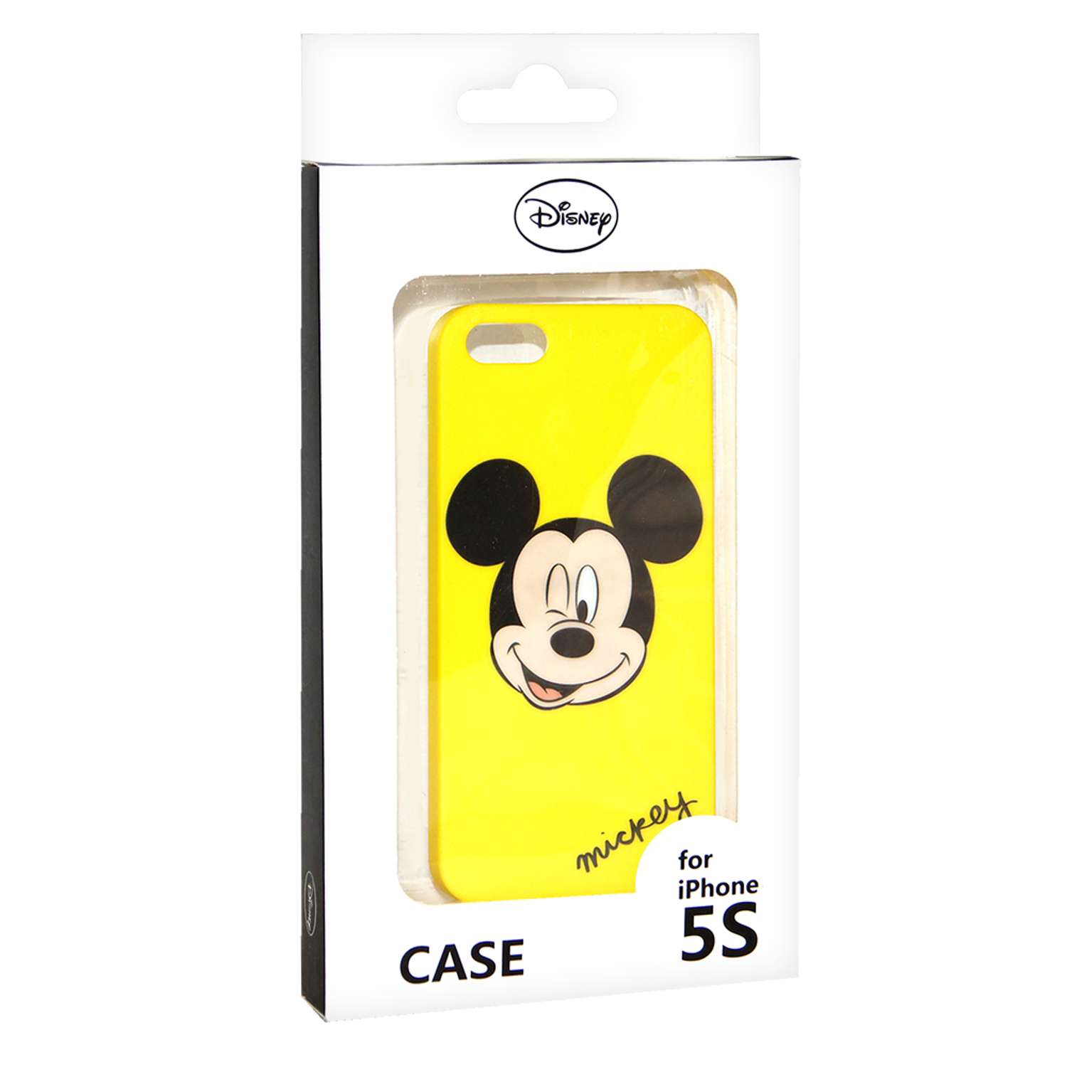 Крышка задняя для iPhone 5 Disney Микки Жёлтый - фото 1