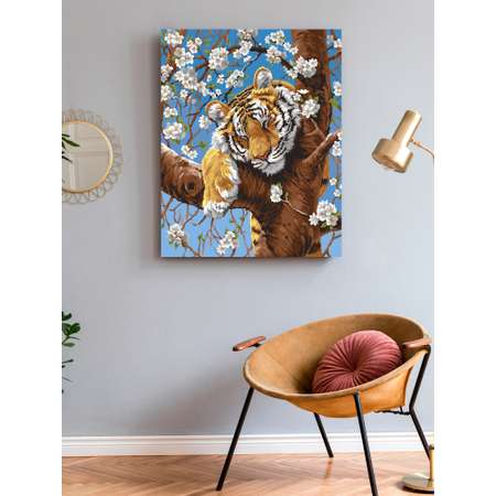 Картина по номерам Art on Canvas холст на деревянном подрамнике 40х50 см Весенний сон