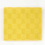 Плед-покрывало детский вязаный WARM WHIFF D-08 желтый конверт на выписку одеяло в коляску в кроватку на лето 90x110