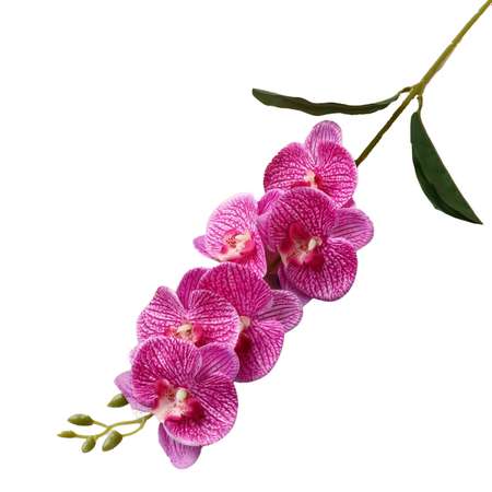 Цветы искусственные Орхидея фаленопсис премиум 7*55см Сиреневый 9369526