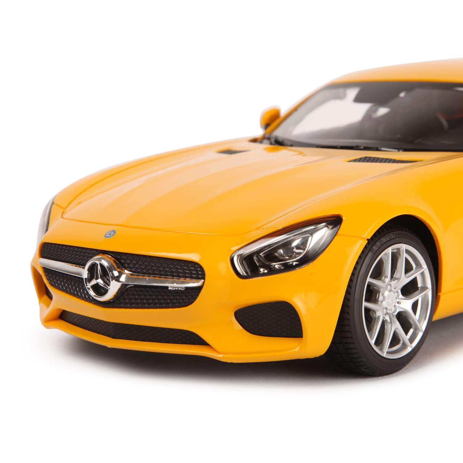 Машина Rastar РУ 1:14 Mercedes AMG GT Желтая 74010 - фото 6