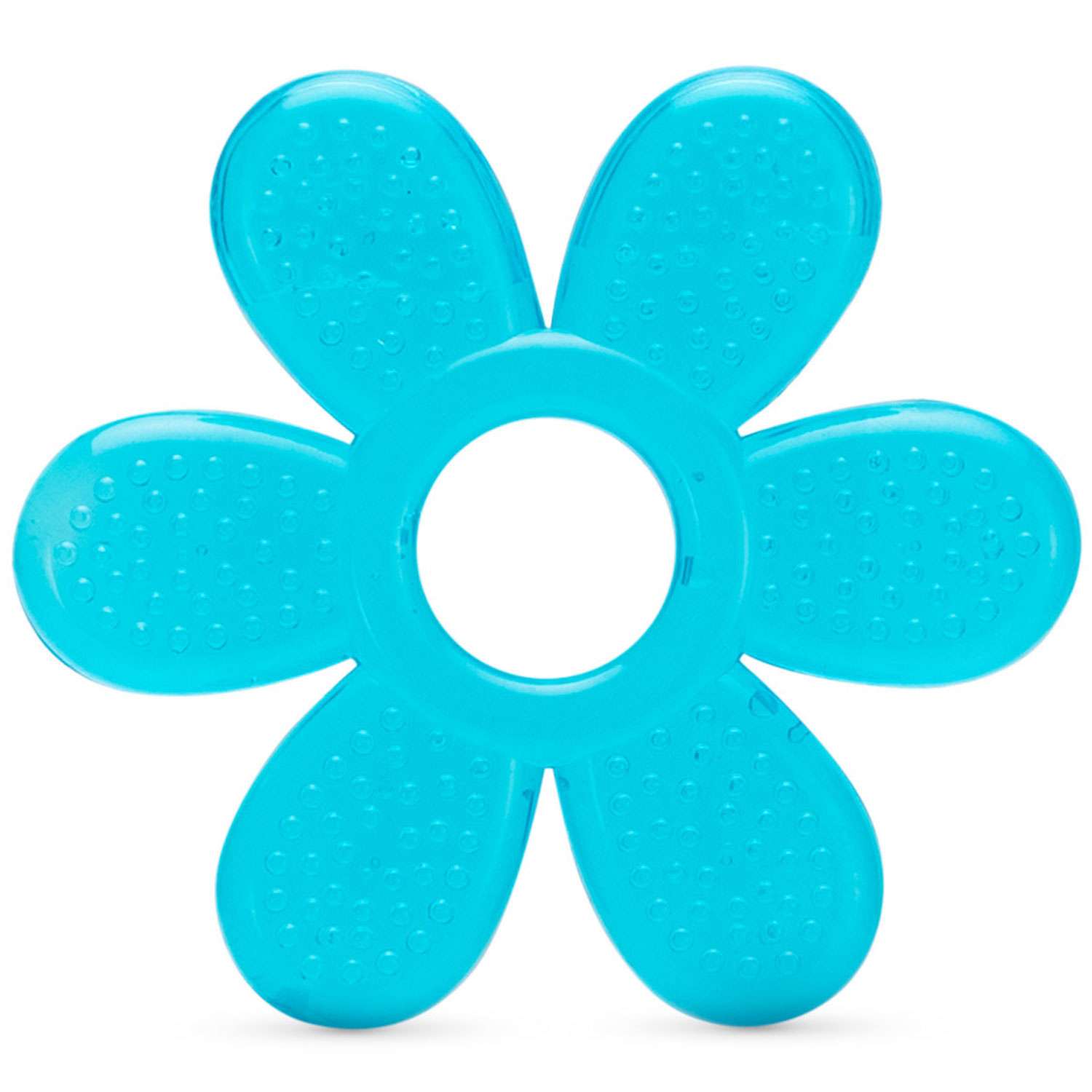 Прорезыватель BABOO Цветочек охлаждающий с 4месяцев Голубой 6-003 - фото 1