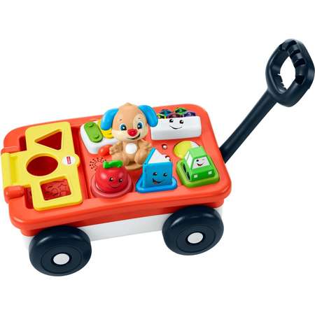 Игрушка Fisher Price Тележка ученого щенка музыкальная интерактивная GHV18