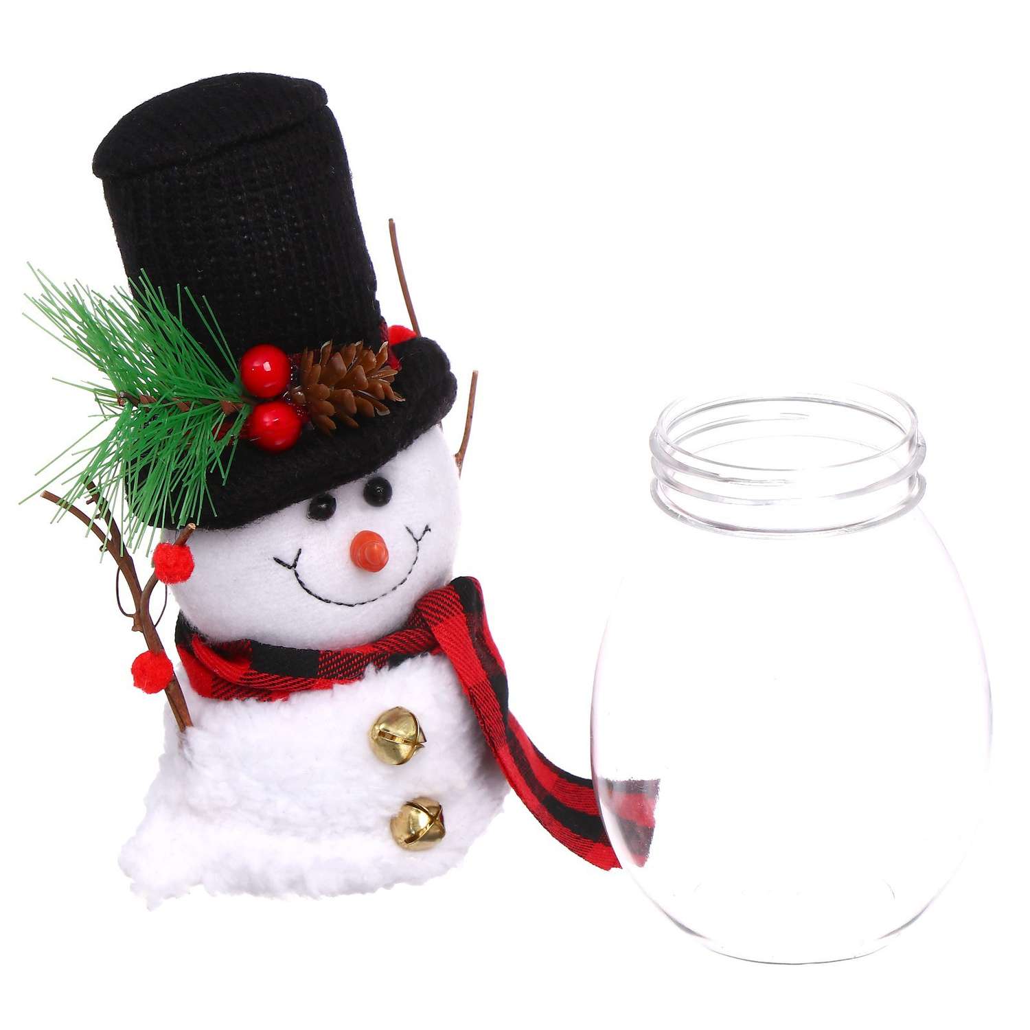 Конфетница Страна карнавалия «Снеговик в шляпе» - фото 3