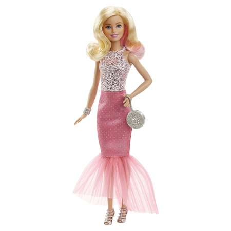 Кукла Barbie в вечернем платье-трансформере DGY70