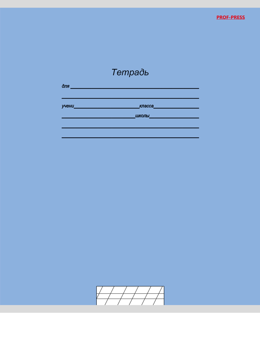 Тетрадь школьная Prof-Press 12 листов косая линия Учусь на Отлично спайка 10 штук - фото 2
