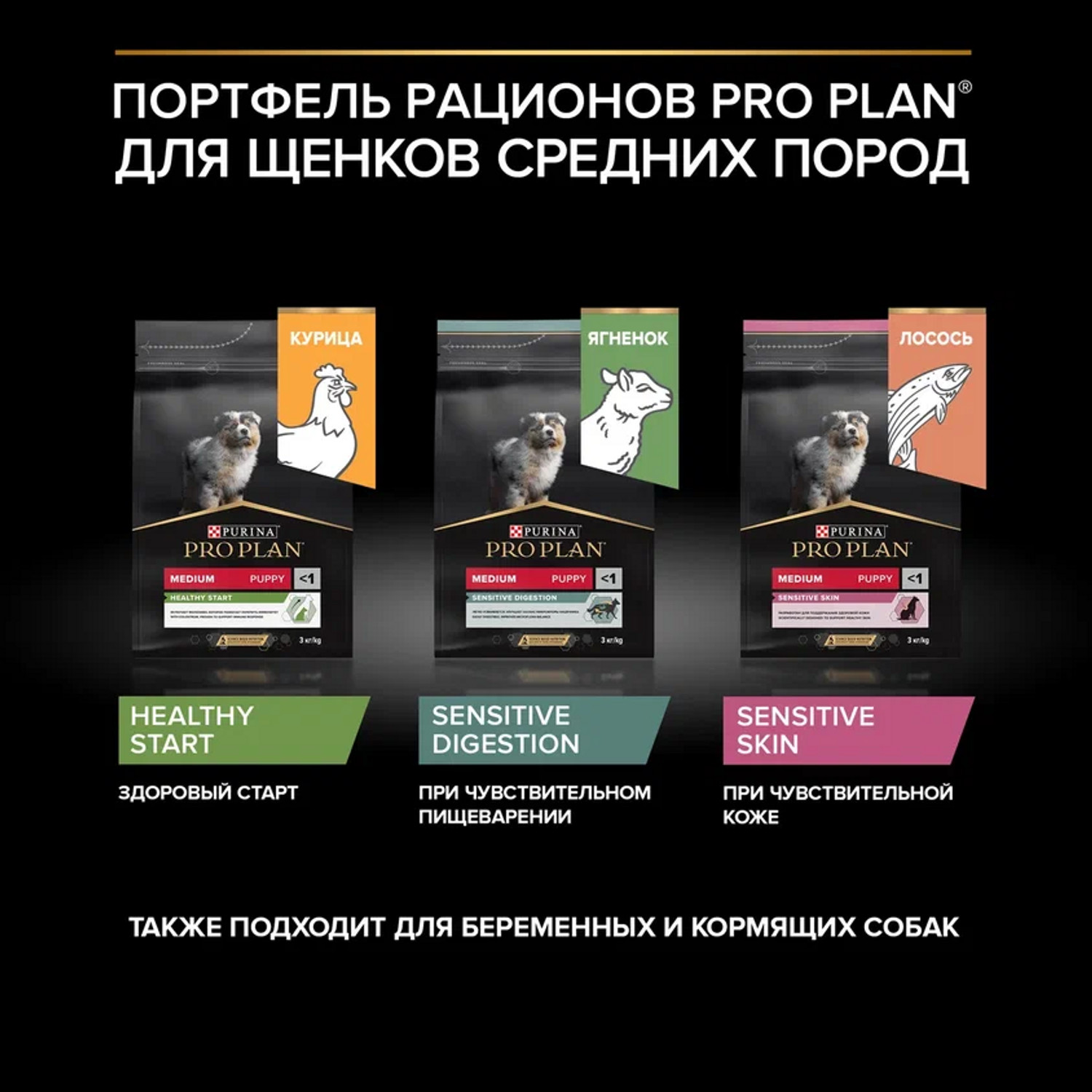 Корм для щенков PRO PLAN средних пород с комплексом Optidigest с чувствительным пищеварением с ягненком 1.5 кг - фото 9