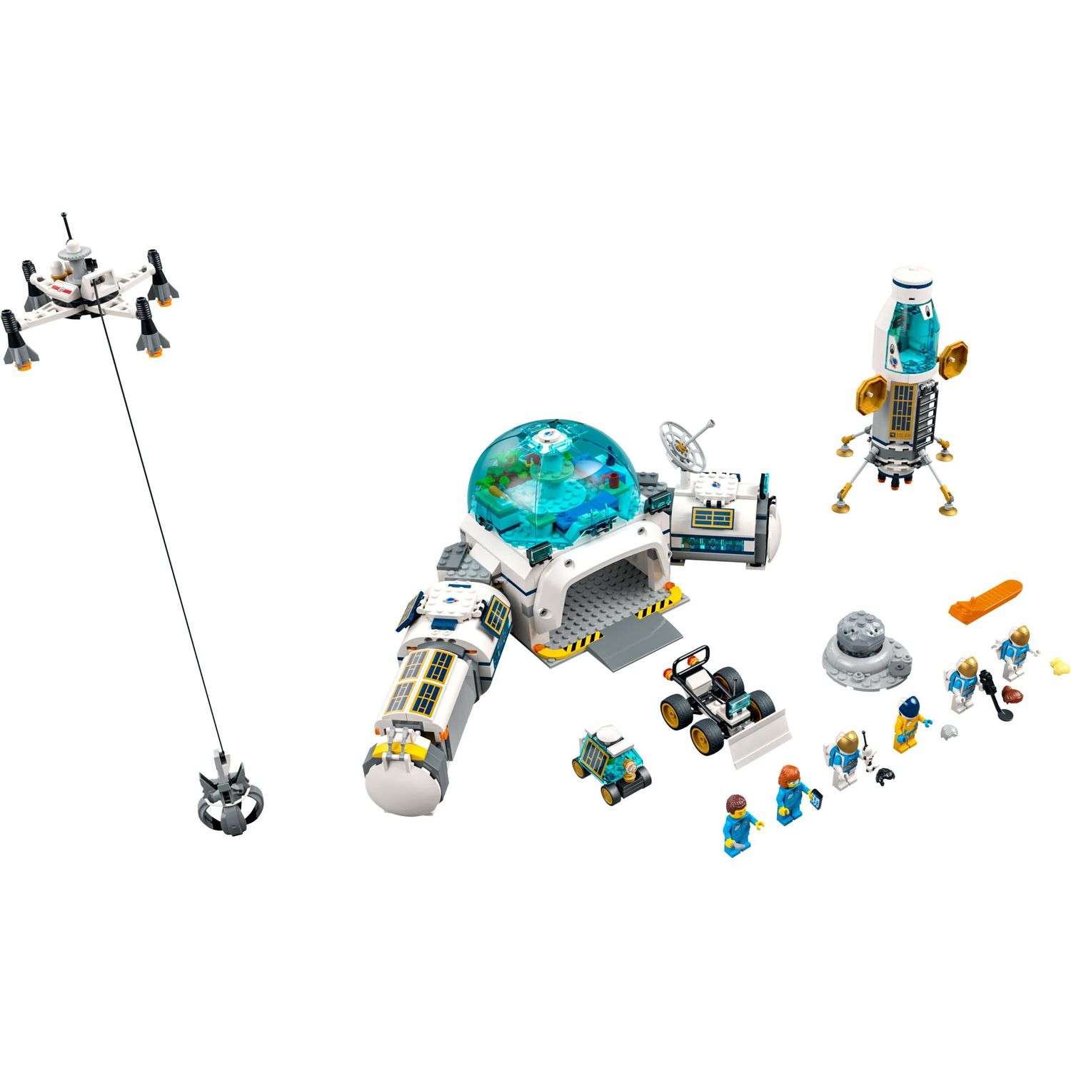 Конструктор LEGO City Space Лунная научная база 60350 - фото 2