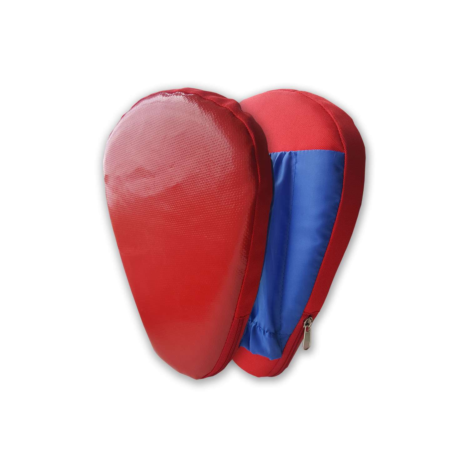 Детский набор для бокса Belon familia лапа боксерская 27х18 х 4см цвет красный синий - фото 1