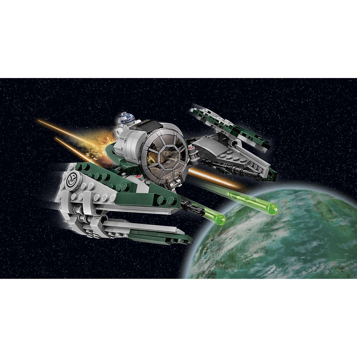 Конструктор LEGO Star Wars TM Звёздный истребитель Йоды™ (75168) - фото 4