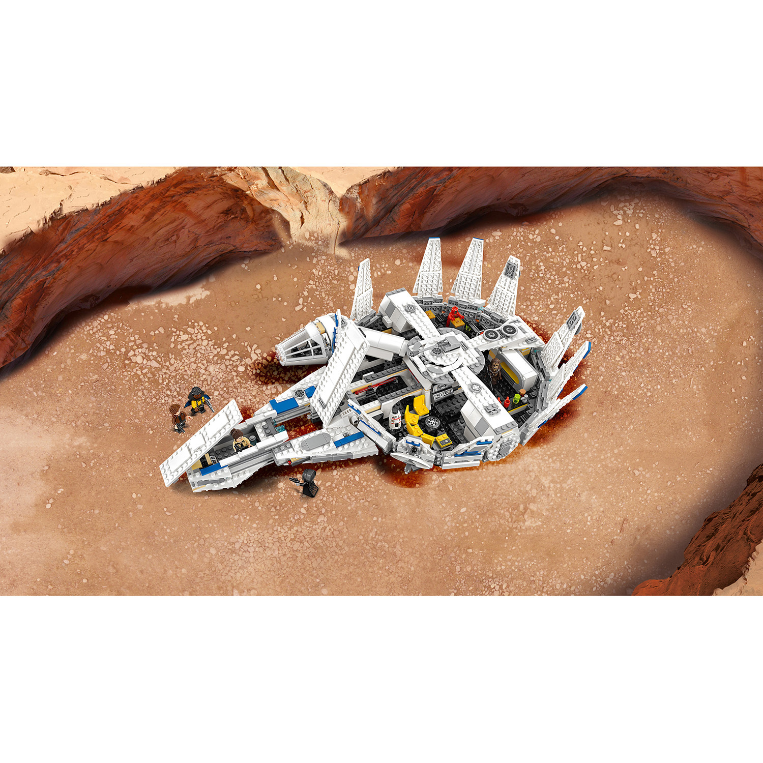 Конструктор LEGO Star Wars Сокол Тысячелетия Дуга Кесселя блочный - фото 10