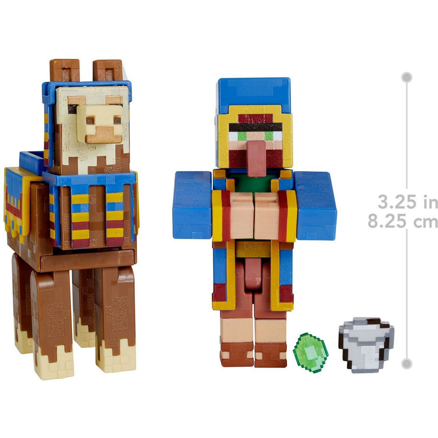 Набор фигурок Minecraft Странствующий торговец и Лама GTP29 - фото 11
