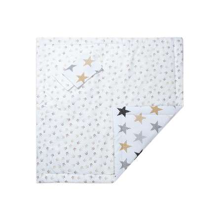Конверт-одеяло Чудо-чадо для новорожденного на выписку Времена года короны/золотой