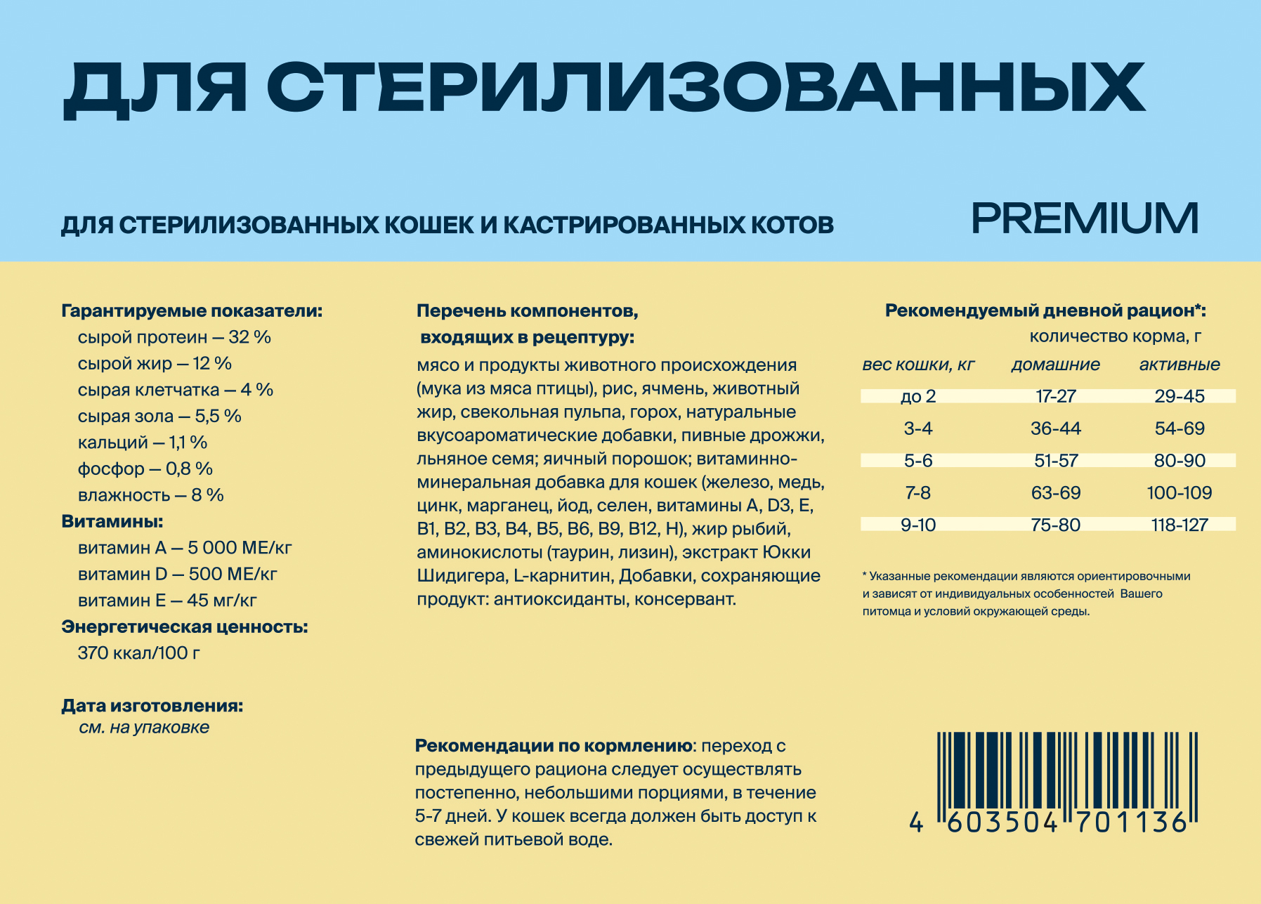 Корм сухой Profifeed Для стерилизованных кошек и кастрированных котов 10кг - фото 2