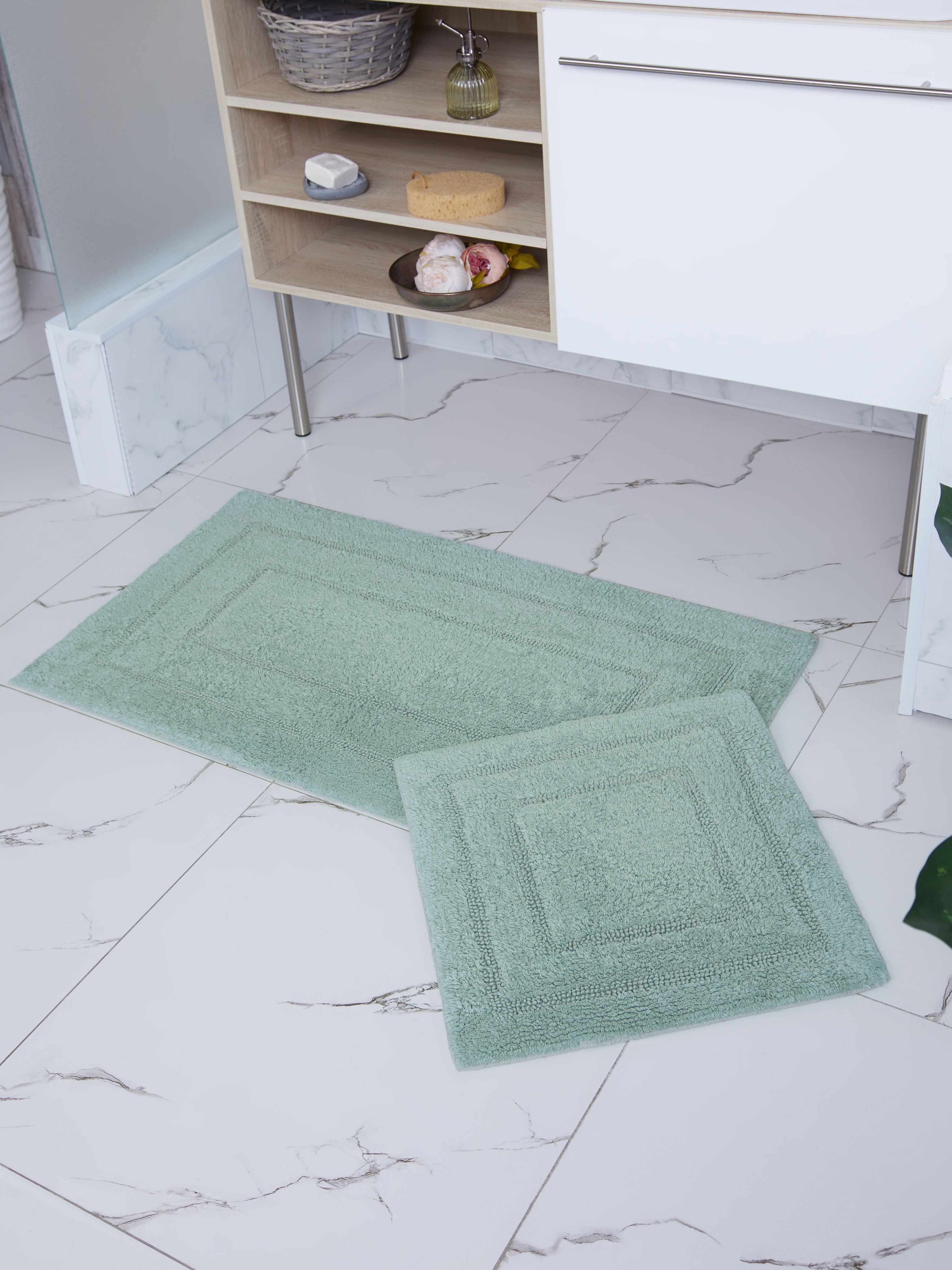 Набор ковриков Arya Home Collection для ванной и туалета 60х100 50х50 Klementin - фото 7