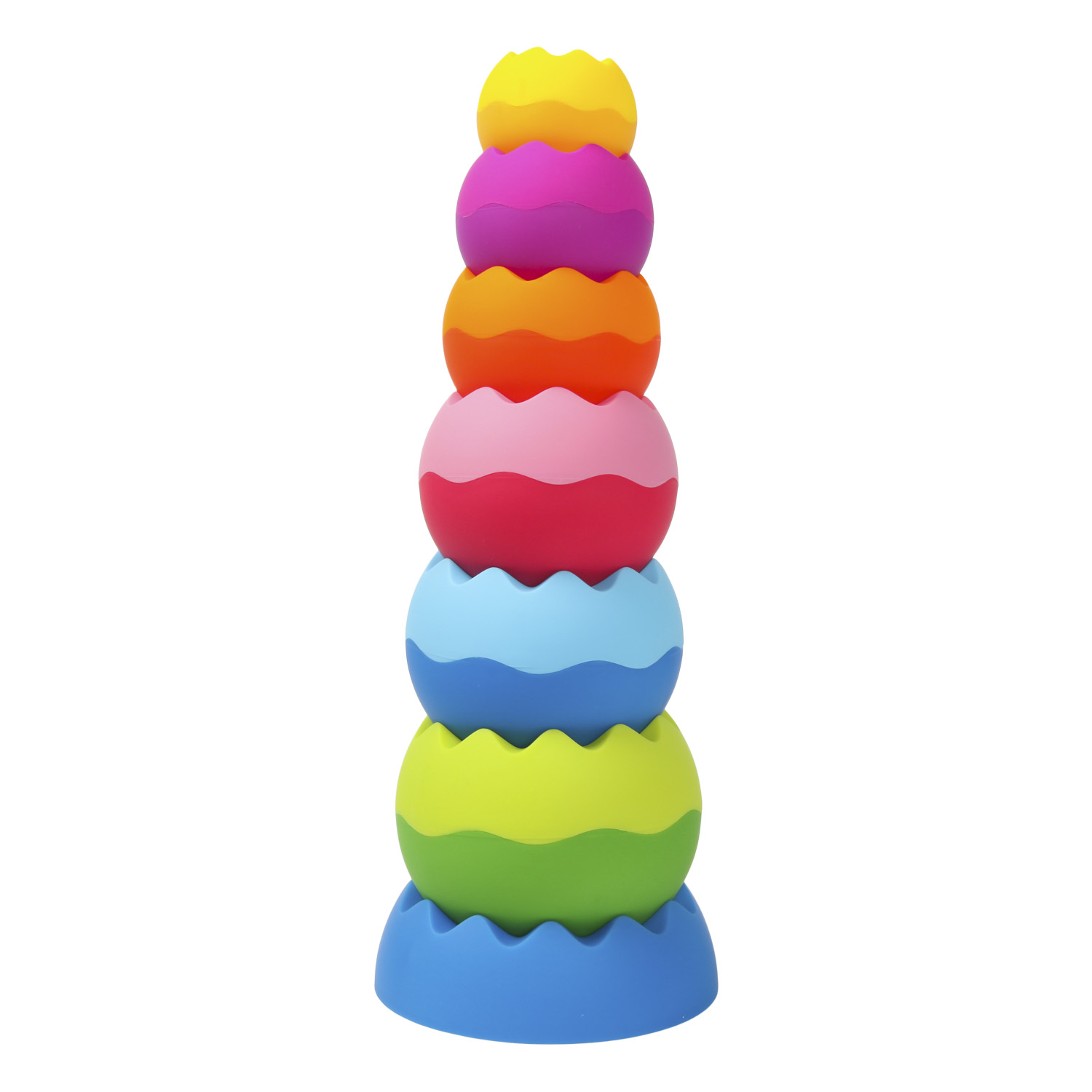 Пирамидка Fat Brain Toy 7деталей Разноцветный F070ML - фото 1