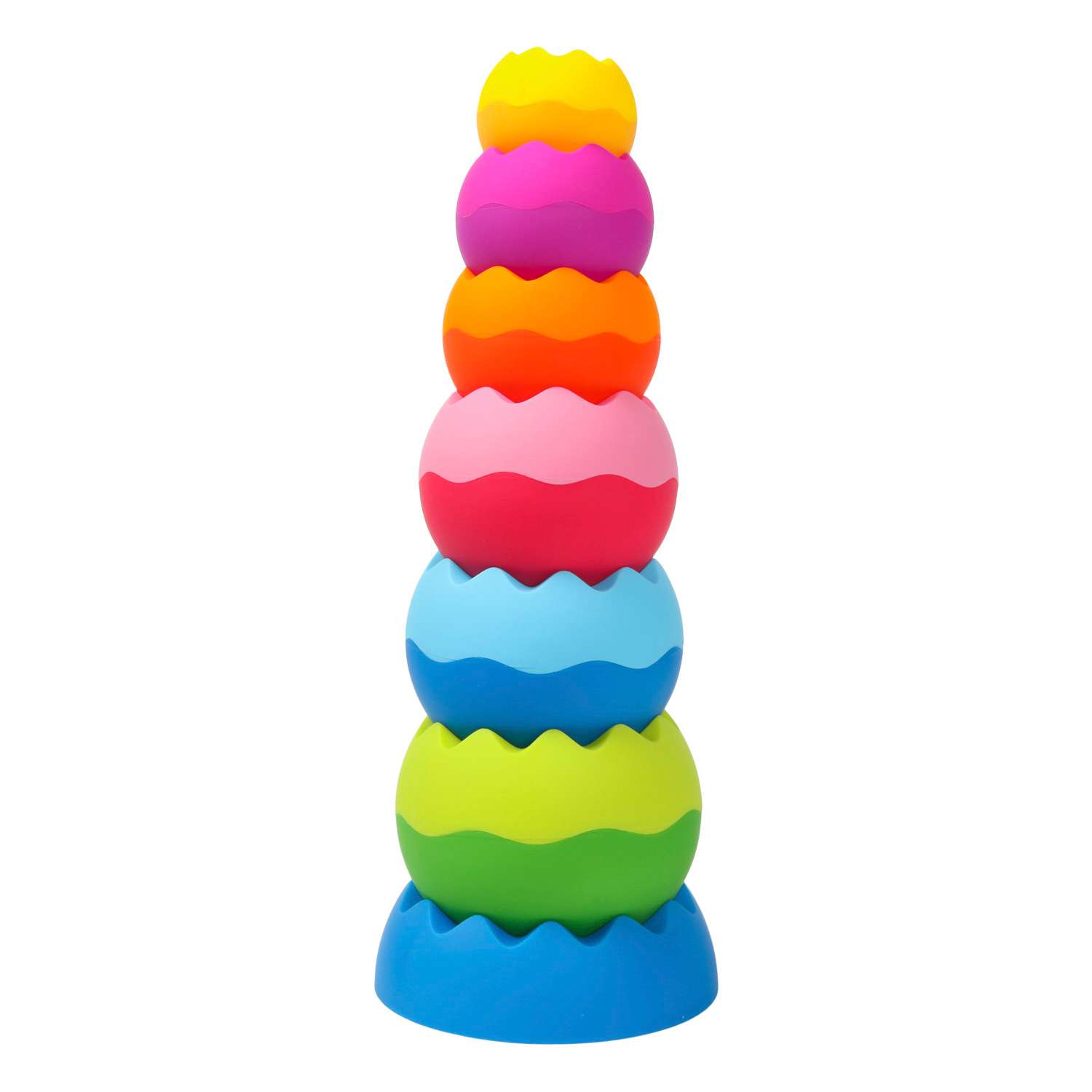 Пирамидка Fat Brain Toy 7деталей Разноцветный F070ML - фото 1