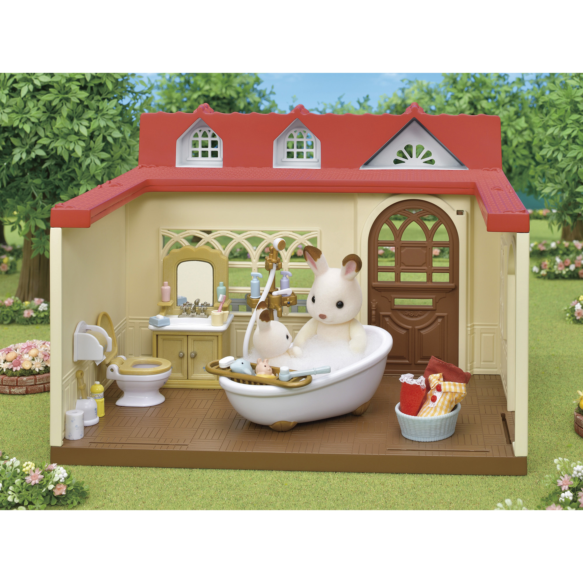 Набор Sylvanian Families Малиновый домик 5393 купить по цене 4099 ₽ в  интернет-магазине Детский мир