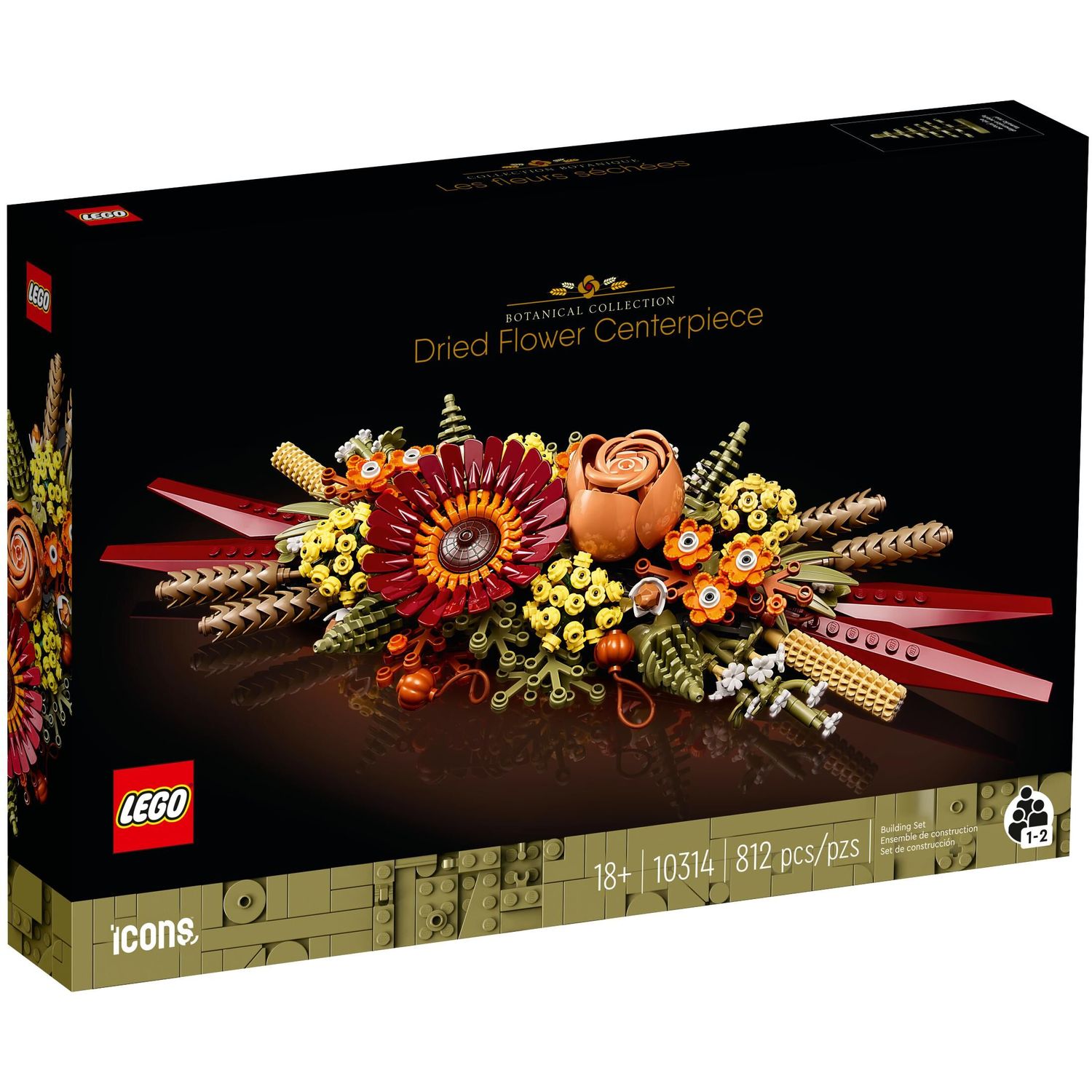 Конструктор LEGO Icons Dried Flower Centerpiece 10314 - фото 1