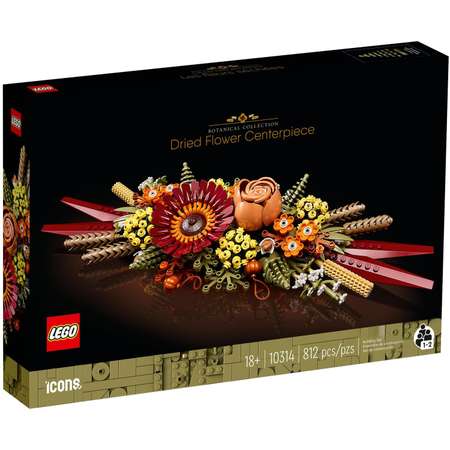 Конструктор LEGO Icons Dried Flower Centerpiece 10314