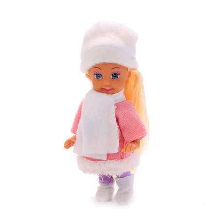 Кукла Карапуз Машенька в зимней одежде 12 см