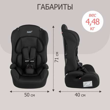 Автокресло детское BeBest Kingston Lux от 9 до 36 кг dark