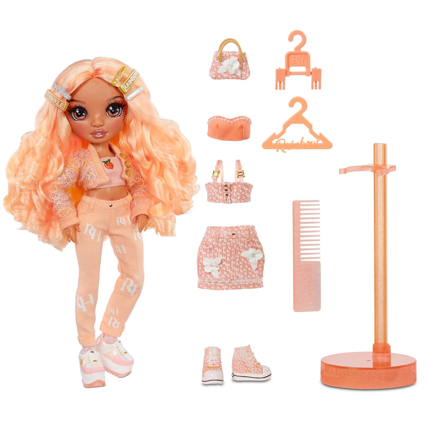 Кукла Rainbow High CORE Fashion Doll Peach 575740 - фото 2