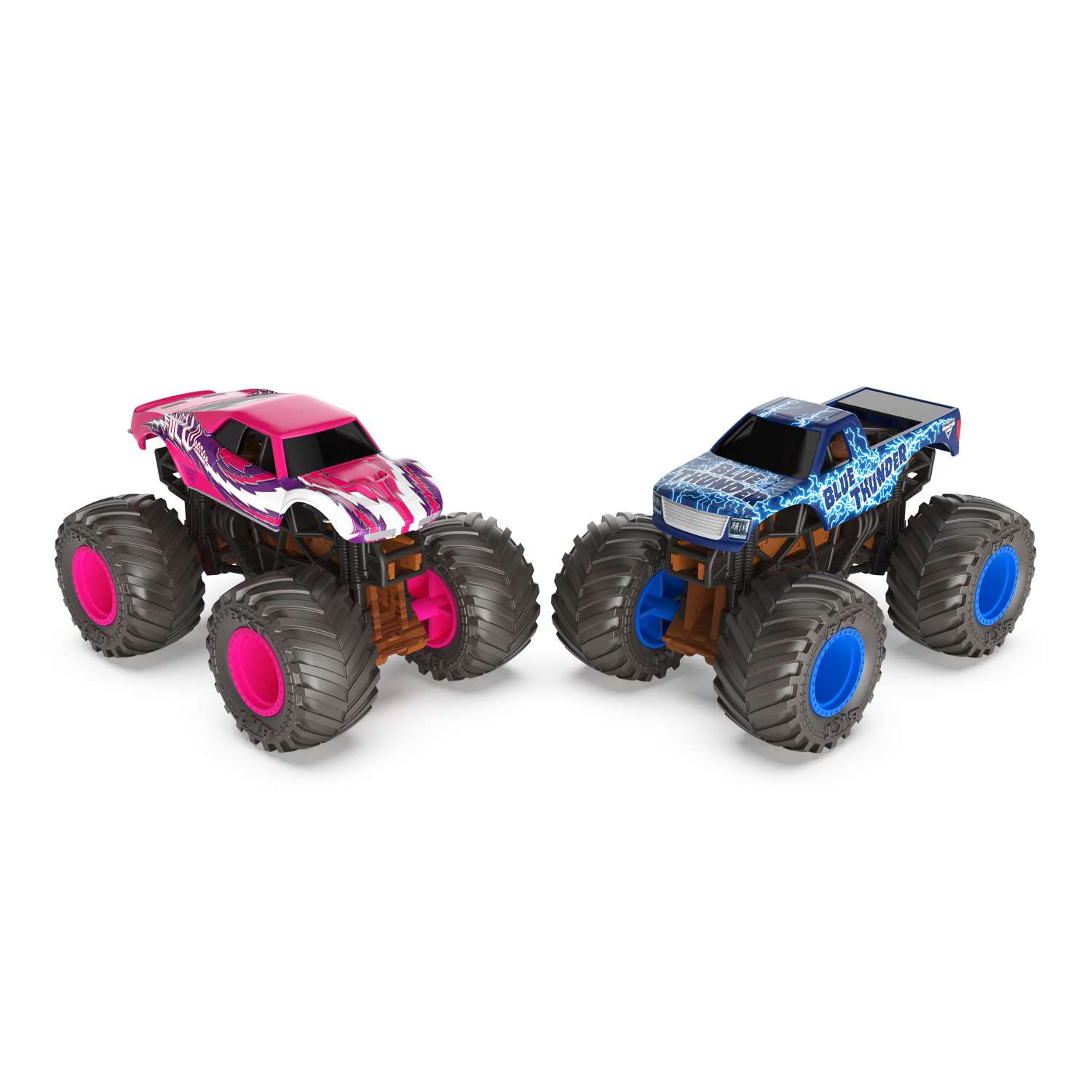 Набор машинок Monster Jam 1:64 Thunder vs Charging 2 шт 6060875 6060875 - фото 1