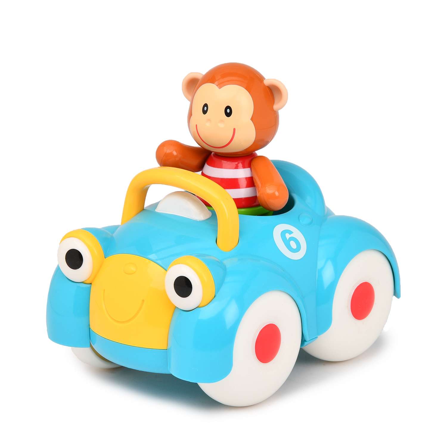Игрушка ELC Toybox Машинка обезьянки 137041 - фото 1