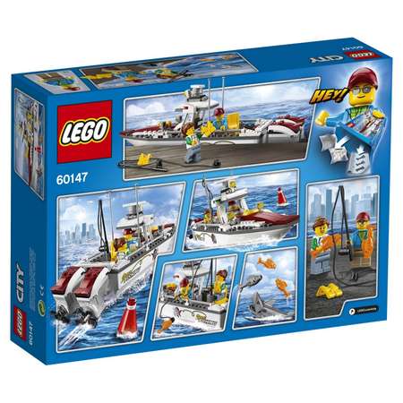 Конструктор LEGO City Great Vehicles Рыболовный катер (60147)