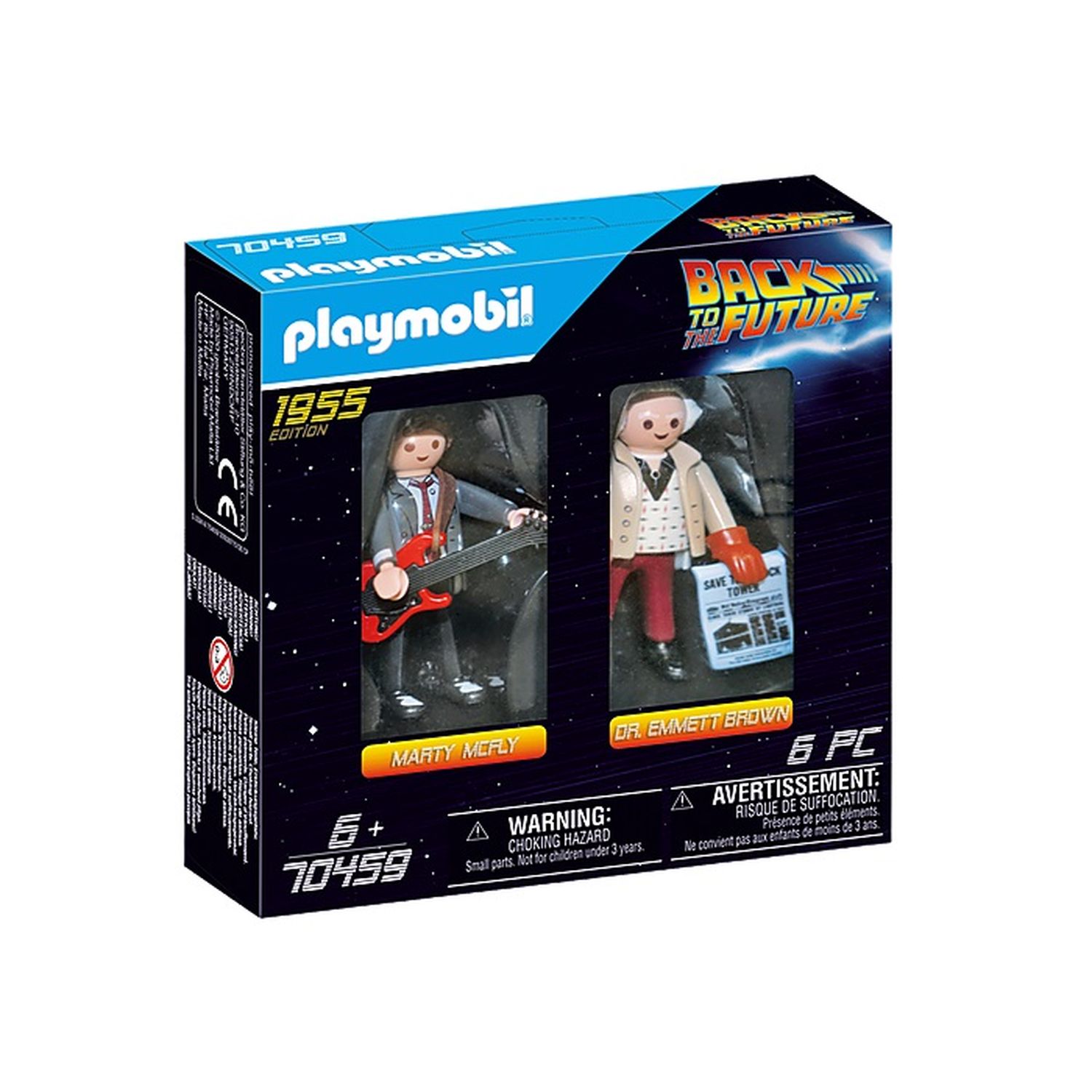 Набор фигурок Playmobil Назад в будущее: Марти Макфлай с доктором - фото 2