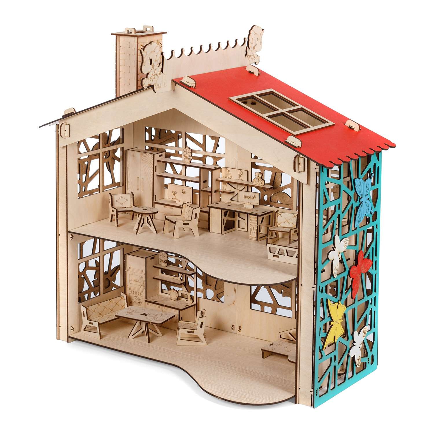 Кукольный домик Тутси Поместье бабочек с мебелью 1-157-2021 - фото 1
