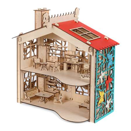 Кукольный домик Тутси Поместье бабочек с мебелью