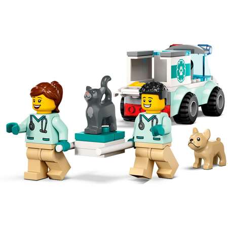 Конструктор LEGO Спасательный фургон ветеринара 60382