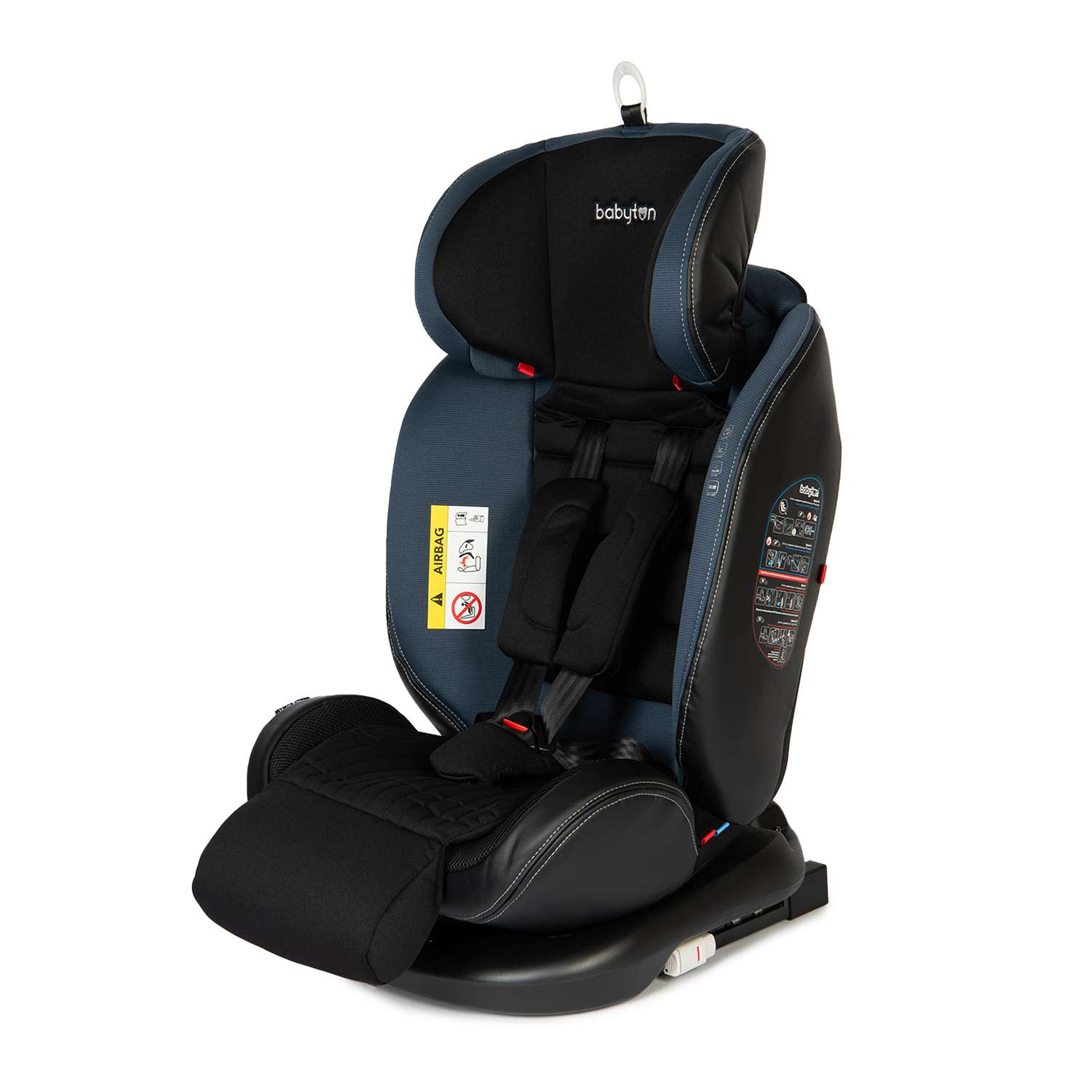 Автокресло Babyton Multi-Stage Black-Blue Isofix 0+/1/2/3 (0-36 кг) - фото 14