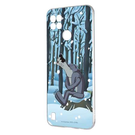 Силиконовый чехол Mcover для смартфона Realme C21y C25y Союзмультфильм Голодная зима
