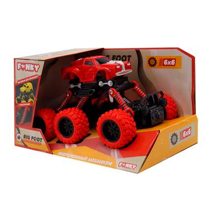 Машинка Funky Toys инерционная Внедорожник Красная FT97938