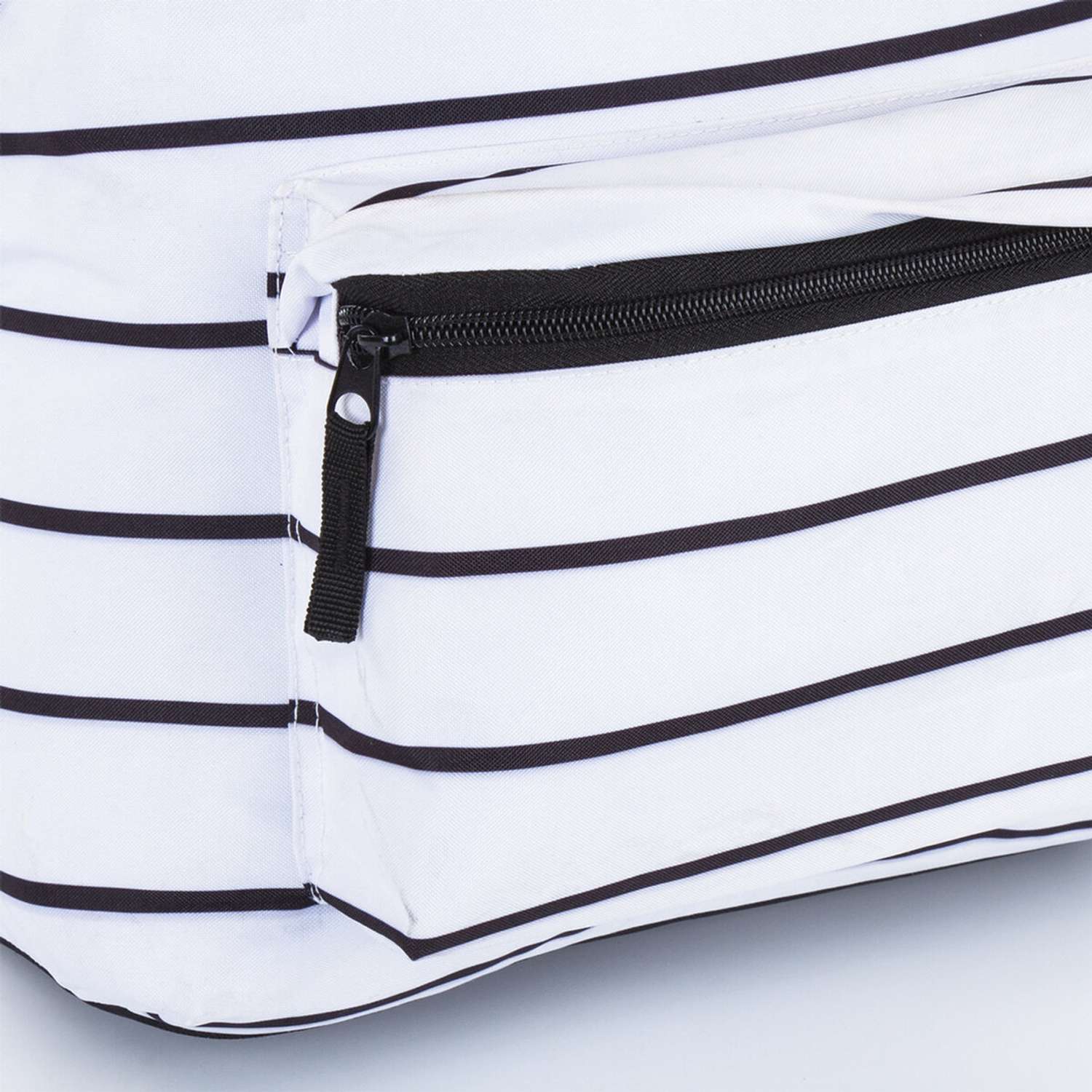 Рюкзак Brauberg универсальный сити-формат белый в полоску - фото 14