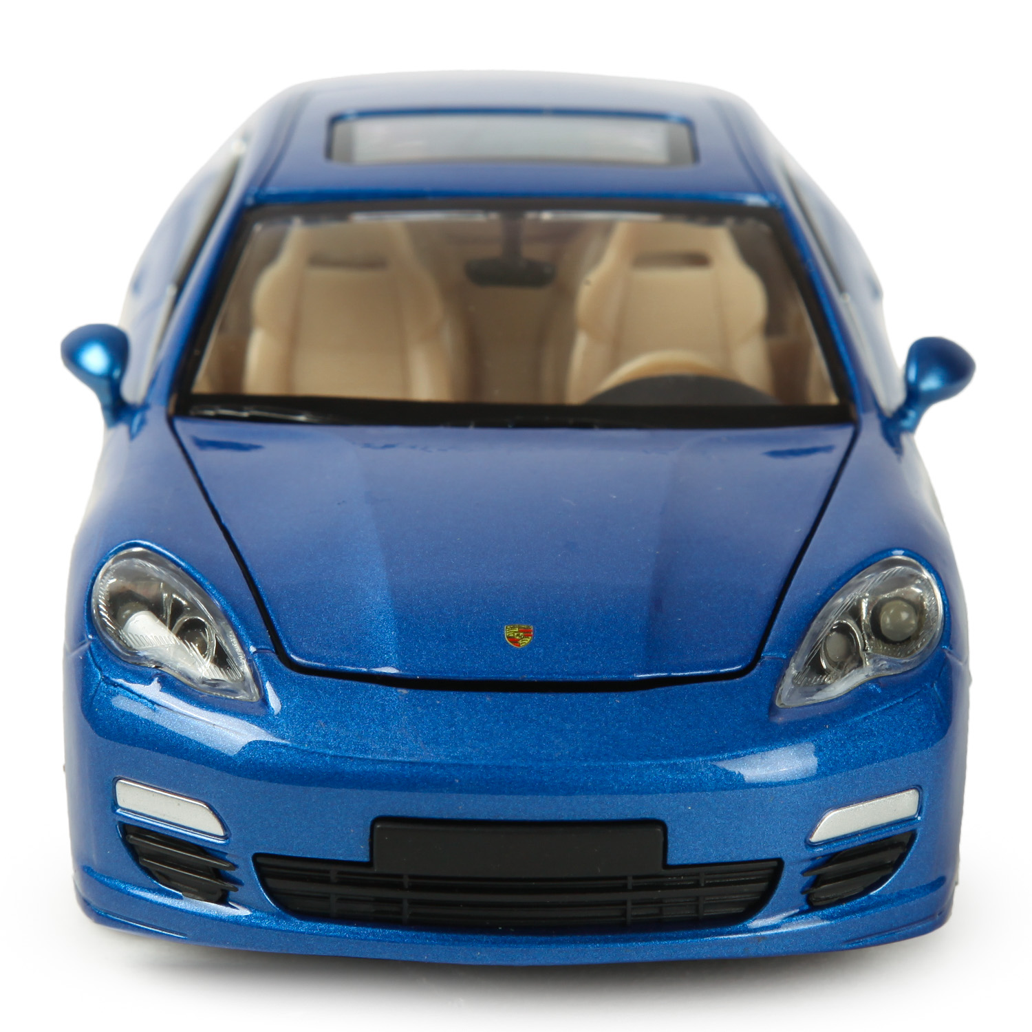 Машинка Mobicaro 1:24 Porsche Panamera S Серебристо-синяя 68245A 68245A - фото 4