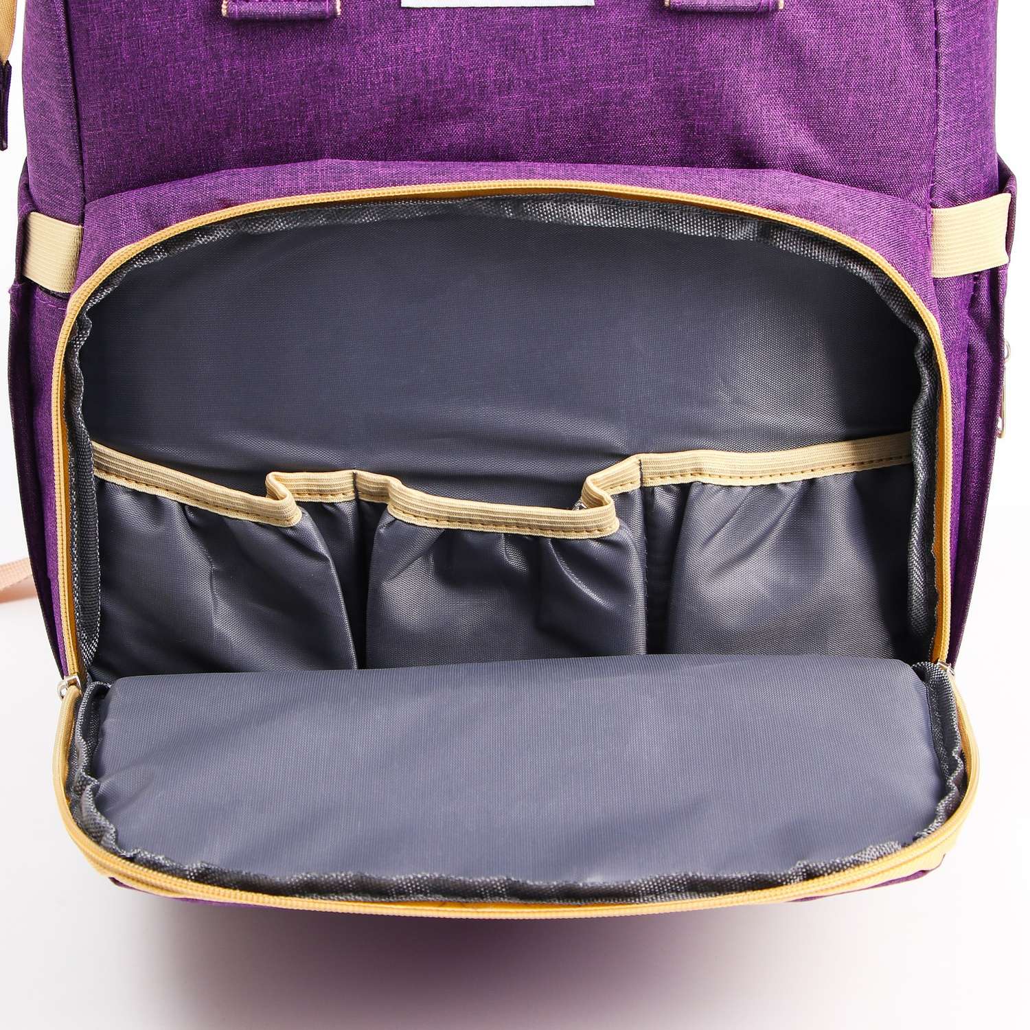 Сумка-рюкзак Sima-Land с пеленальным ковриком цвет фиолетовый - фото 12