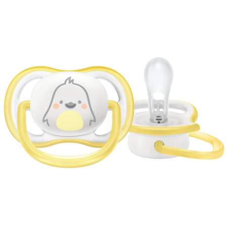 Пустышка Philips Avent ultra air с футляром 0-6месяцев SCF086/26