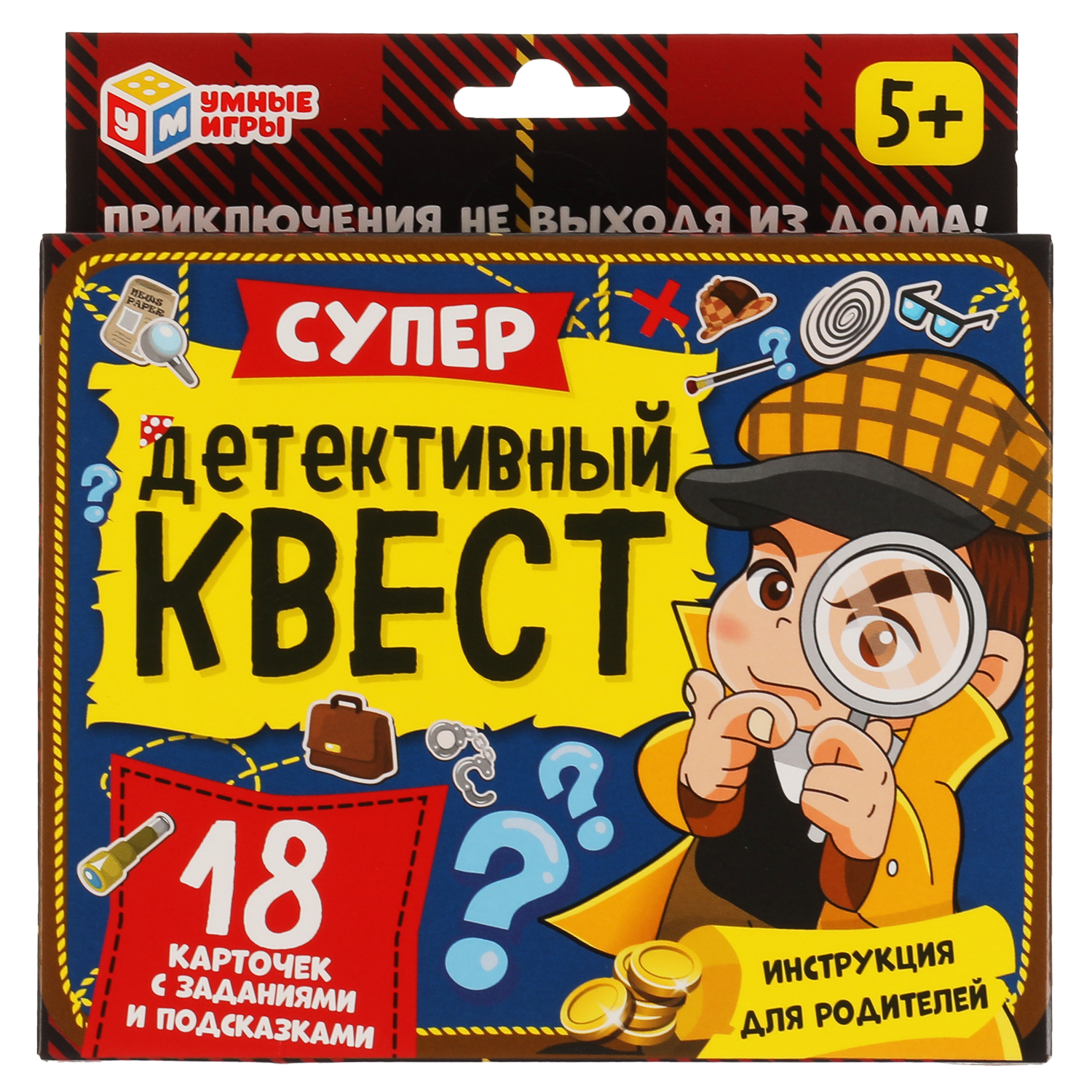 Игра карточная Умные игры Супер-детективный квест 309798 купить по цене 69  ₽ в интернет-магазине Детский мир