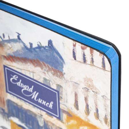 Блокнот Brauberg А5 Edvard Munch под кожу 80 листов